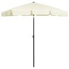 vidaXL Beach Parasol Sand Yellow 180x120 cm