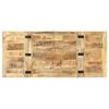vidaXL Extendable Coffee Table 160x70x45 cm Solid Mango Wood