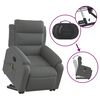 vidaXL Electric Stand up Massage Recliner Chair Dark Grey Fabric