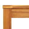vidaXL Garden Table 140x80x74 cm Solid Acacia Wood