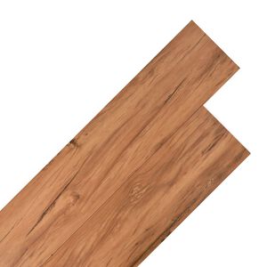 vidaXL Flooring Planks Brown 5.26 m&sup2; 18 pcs PVC