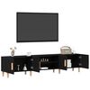 vidaXL TV Cabinet Black Oak 180 x 31.5 x 40 cm Engineered Wood