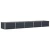 vidaXL Planter Anthracite 400 x 80 x 45 cm Steel