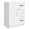 vidaXL Sideboard White 66 x 34.5 x 87 cm Engineered Wood