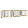vidaXL Foldable Dog Gate with Stands 6 pcs Sonoma Oak 482 cm