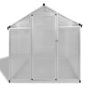 vidaXL Reinforced Aluminium Greenhouse with Base Frame 4.6 m&sup2;