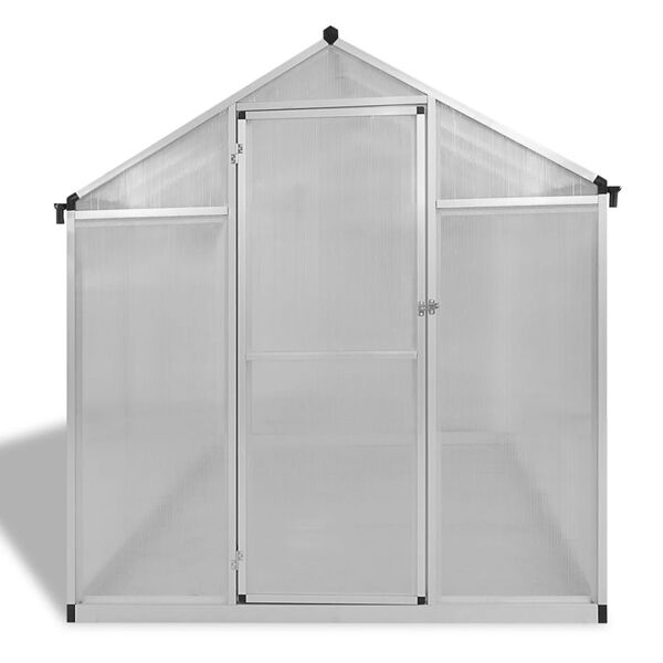 vidaXL Reinforced Aluminium Greenhouse with Base Frame 4.6 m&sup2;
