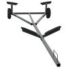 vidaXL Boat Trailer Silver 302 x 107 x 42 cm Steel