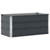 vidaXL Planter Anthracite 100 x 50 x 45 cm Galvanised Steel