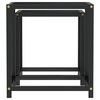 vidaXL Tea Tables 2 pcs MDF Black