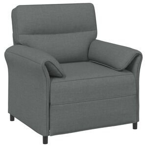 vidaXL 1-Seater Sofa Dark Grey 88 x 83 x 95 cm Fabric