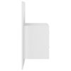 vidaXL Bed Headboard with Cabinets White Engineered Wood