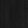 vidaXL Garden Planter Black 50x50x50 cm Solid Pinewood