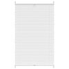 vidaXL Plisse Blind 70x100cm White Pleated Blind
