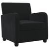 vidaXL Armchair Black Velvet