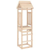 vidaXL Play Tower 52.5x46.5x206.5 cm Solid Wood Pine