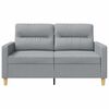 vidaXL 2-Seater Sofa Light Grey 120 cm Fabric