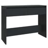 vidaXL Console Table Black 100x35x76,5 cm Engineered Wood