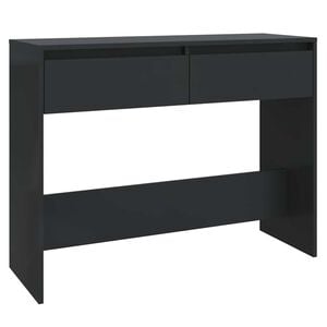 vidaXL Console Table Black 100x35x76,5 cm Engineered Wood