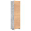 vidaXL Wardrobe Concrete Grey 50x50x200 cm Engineered Wood