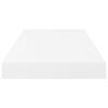 vidaXL Floating Wall Shelves 4 pcs High Gloss White 50x23x3.8 cm MDF