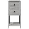 vidaXL Bedside Cabinets 2 pcs Grey Sonoma 32x42x70 cm Engineered Wood