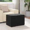 vidaXL Stool Black 61 x 41 x 40 cm Velvet and Engineered Wood