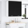 vidaXL Hanging Cabinet Black Oak 80 x 31 x 80 cm Engineered Wood