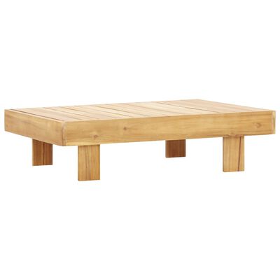 vidaXL Coffee Table 100x60x25 cm Solid Acacia Wood