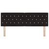vidaXL Headboard with Headboard Black 160 cm Faux Leather