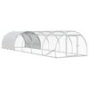 vidaXL Chicken Coop Silver 600 x 150 x 100 cm Galvanised Steel