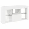 vidaXL Corner LED TV Cabinet High gloss White 104 x 40 x 50 cm