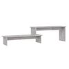 vidaXL TV Cabinet Concrete Grey 180x30x43 cm Engineered Wood