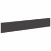 vidaXL Lawn Edging 20 pcs 100 x 18 cm Steel Black