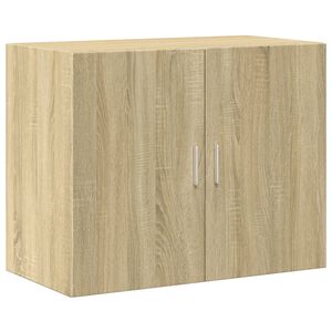 vidaXL Wall Cabinet Sonoma Oak 80x42,5x64 cm Engineered Wood