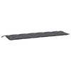 vidaXL Garden Bench Cushion Anthracite 200x50x7 cm Oxford Fabric