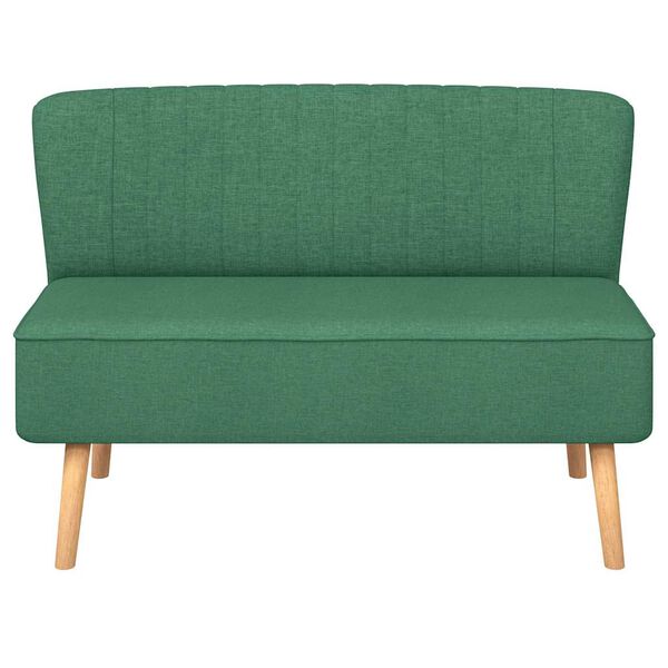 vidaXL Sofa Fabric 117x55.5x77 cm Green