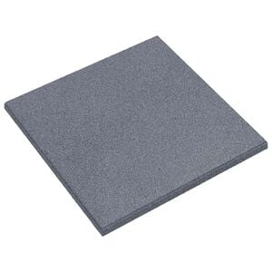 vidaXL Fall Protection Tiles 12 pcs Grey 50 x 50 cm Rubber