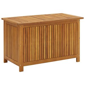 vidaXL Storage Box | Natural Brown | Solid Acacia Wood | Medium | Storage Box