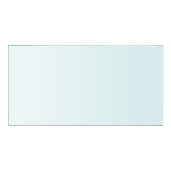 vidaXL Shelves 2 pcs Panel Glass Clear 30x12 cm