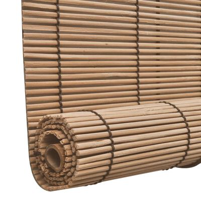 vidaXL Brown Bamboo Roller Blinds 150 x 220 cm