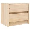 vidaXL Bedside Cabinet 40x31x35.5 cm Solid Wood Pine