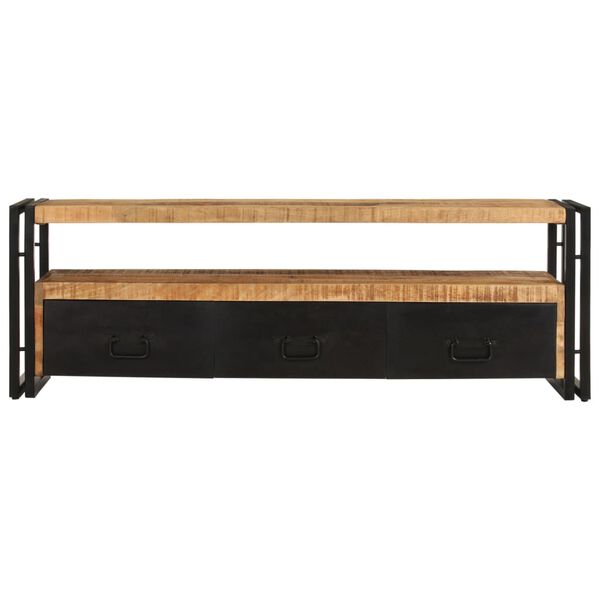 vidaXL TV Cabinet 120x30x40 cm Solid Wood Mango