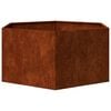 vidaXL Planter Rusty 90x90x45 cm Corten Steel