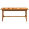 vidaXL Coffee Table Brown Solid Acacia wood