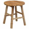 vidaXL Garden Stool Natural &Oslash; 38 x 42 cm Bamboo