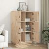vidaXL Highboard 67x40x108.5 cm Solid Wood Pine