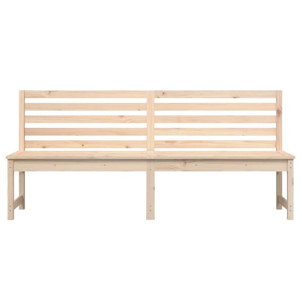 vidaXL Garden Bench 201.5 cm Solid Wood Pine
