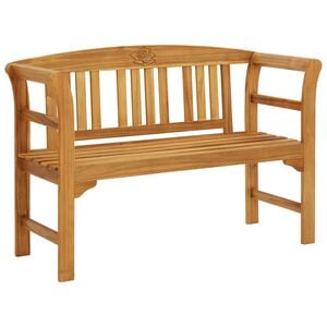 vidaXL Garden Bench | Natural wood | Solid Acacia wood | Medium | Durable
