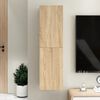 vidaXL TV Cabinet Sonoma Oak 30.5x30x110 cm Engineered Wood
